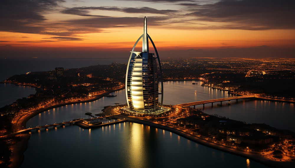 Le Burj-al-Arab à Dubaï est l'hôtel le plus luxueux au monde